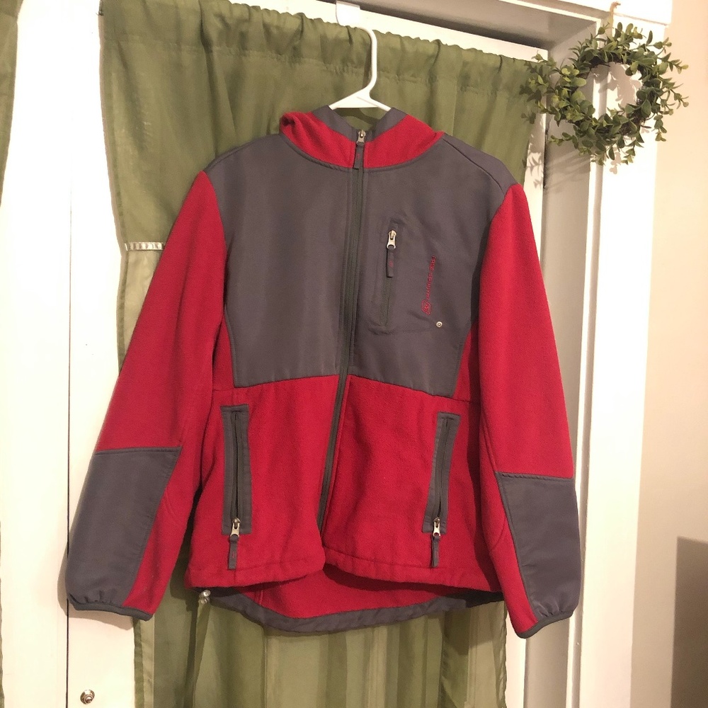 FLEECE ZIP UP HOODIE